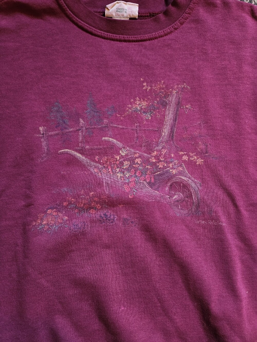 Northern Reflections Fall Leaves Crewneck Sweatshirt M
